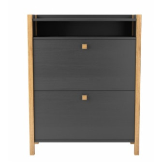 Hannover 2 Shoe Cabinet (Two Tones)